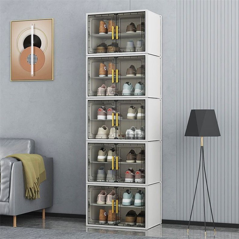 鞋柜门口进门家用结实耐用防尘鞋架多功能多层靠墙入户门收纳鞋盒
