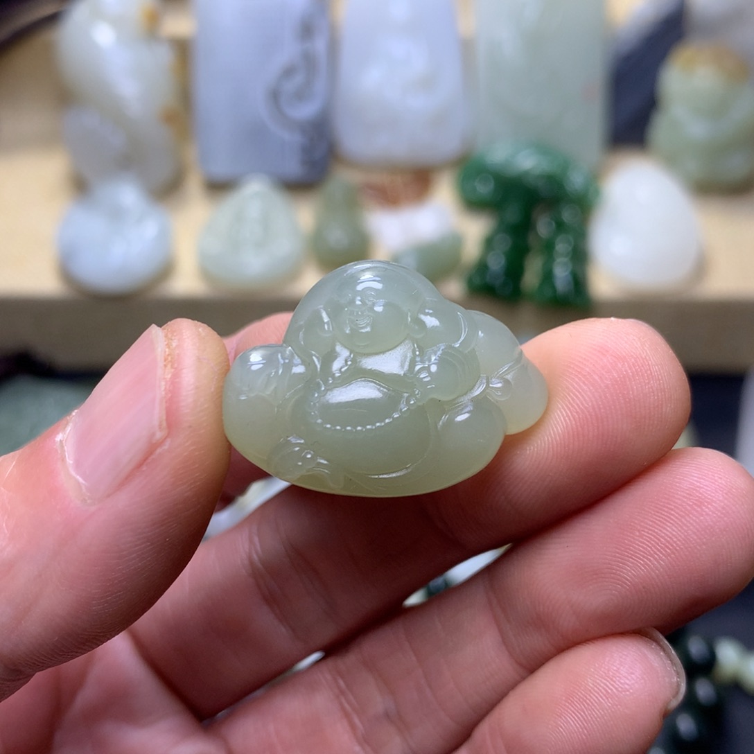 和田玉吊坠(不含链)未镶嵌