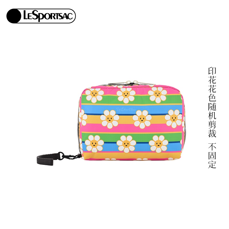 【商场同款】LeSportsac乐播诗太阳花系列可爱手拿零钱包化妆包