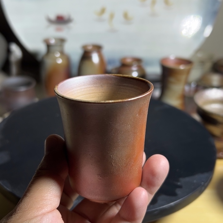 柴烧茶器，纯手工制作