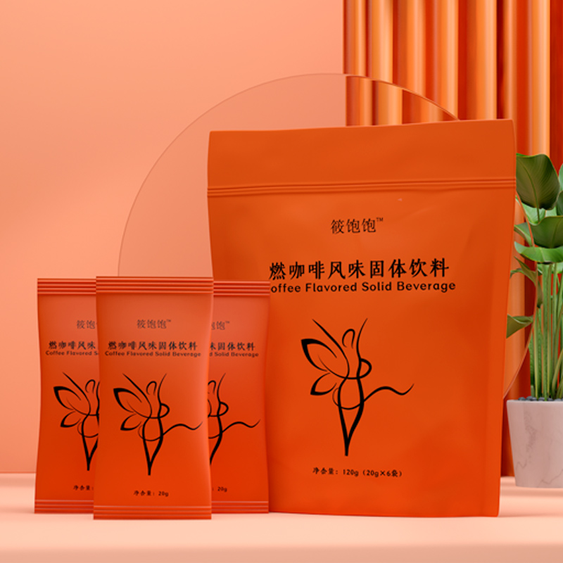 小包子筱饱饱燃咖啡风味固体饮料植物来源0蔗糖辣木叶姜黄粉6包