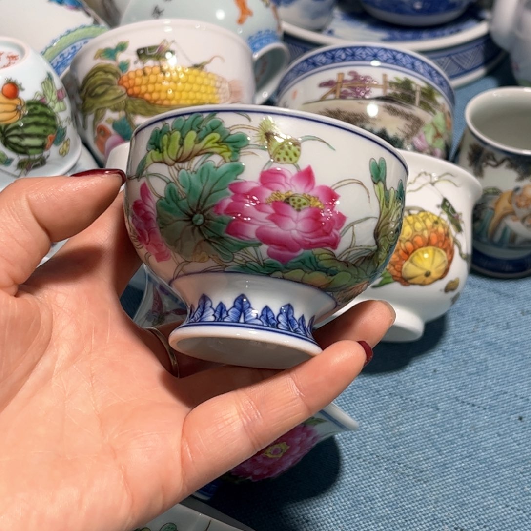 景德镇陶瓷手工手绘