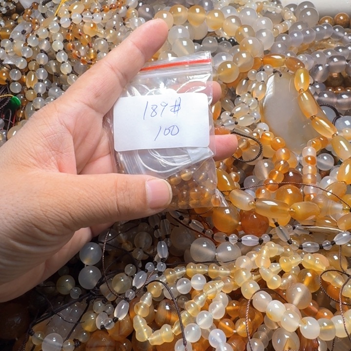 玛瑙/玉髓颈饰未镶嵌考***觉189