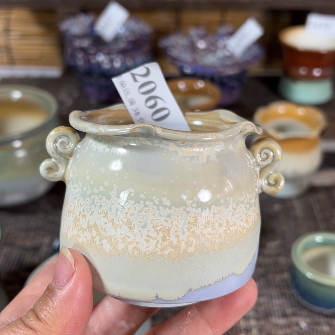 陶瓷景德镇手工花盆