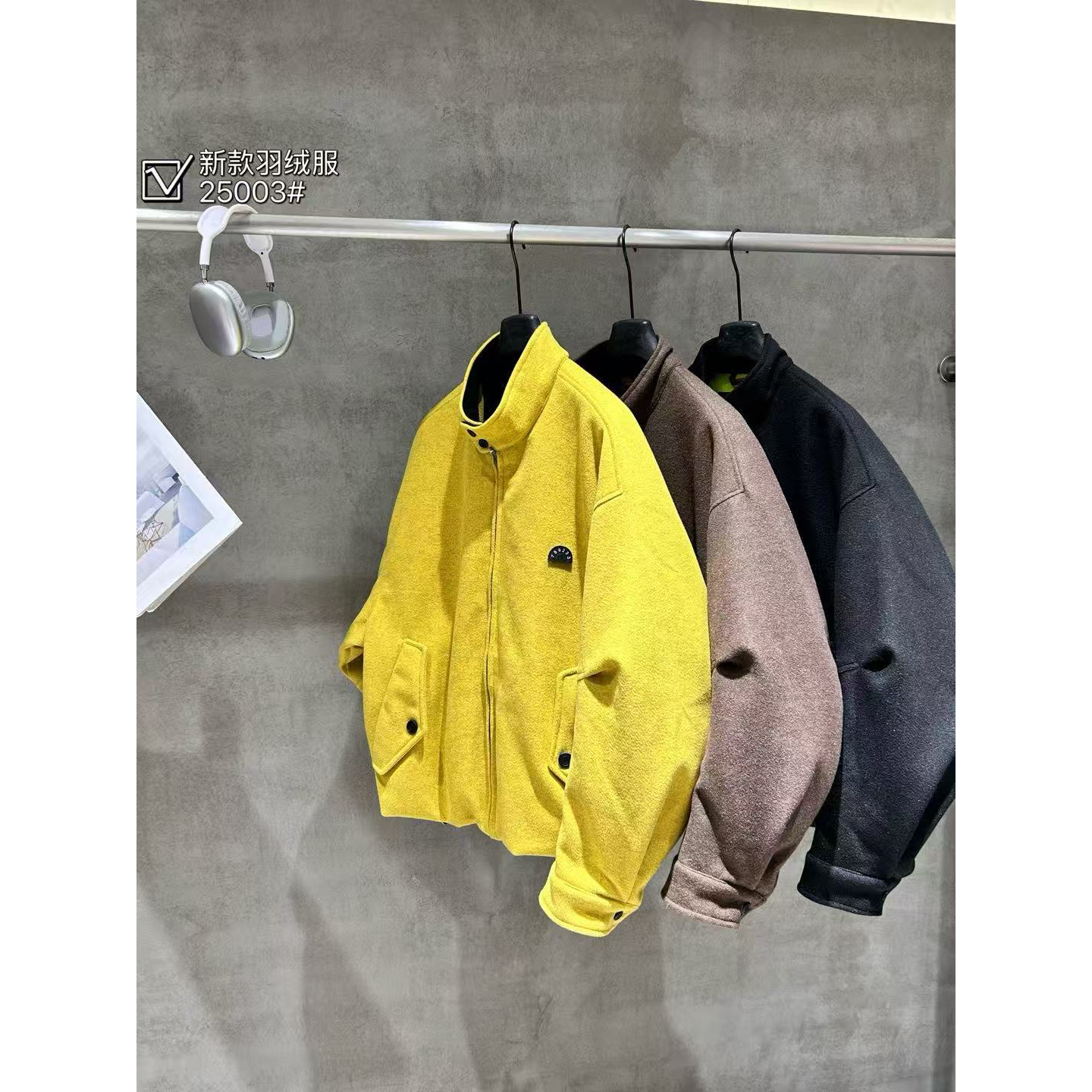 YLZ（1nz25003#）夹克款- 厚实保暖休闲男装50羽绒服11-19