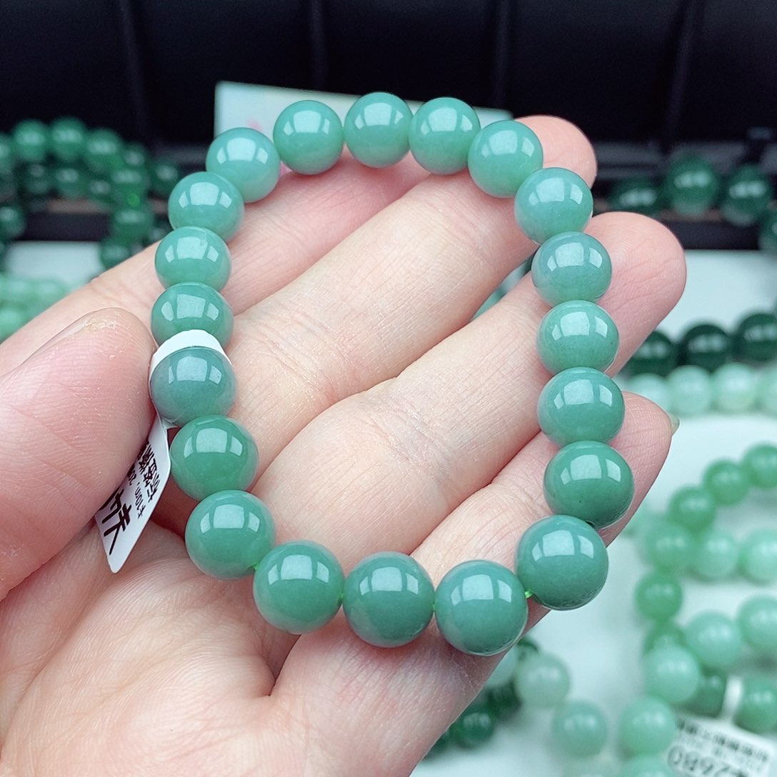 翡翠毛衣链未镶嵌