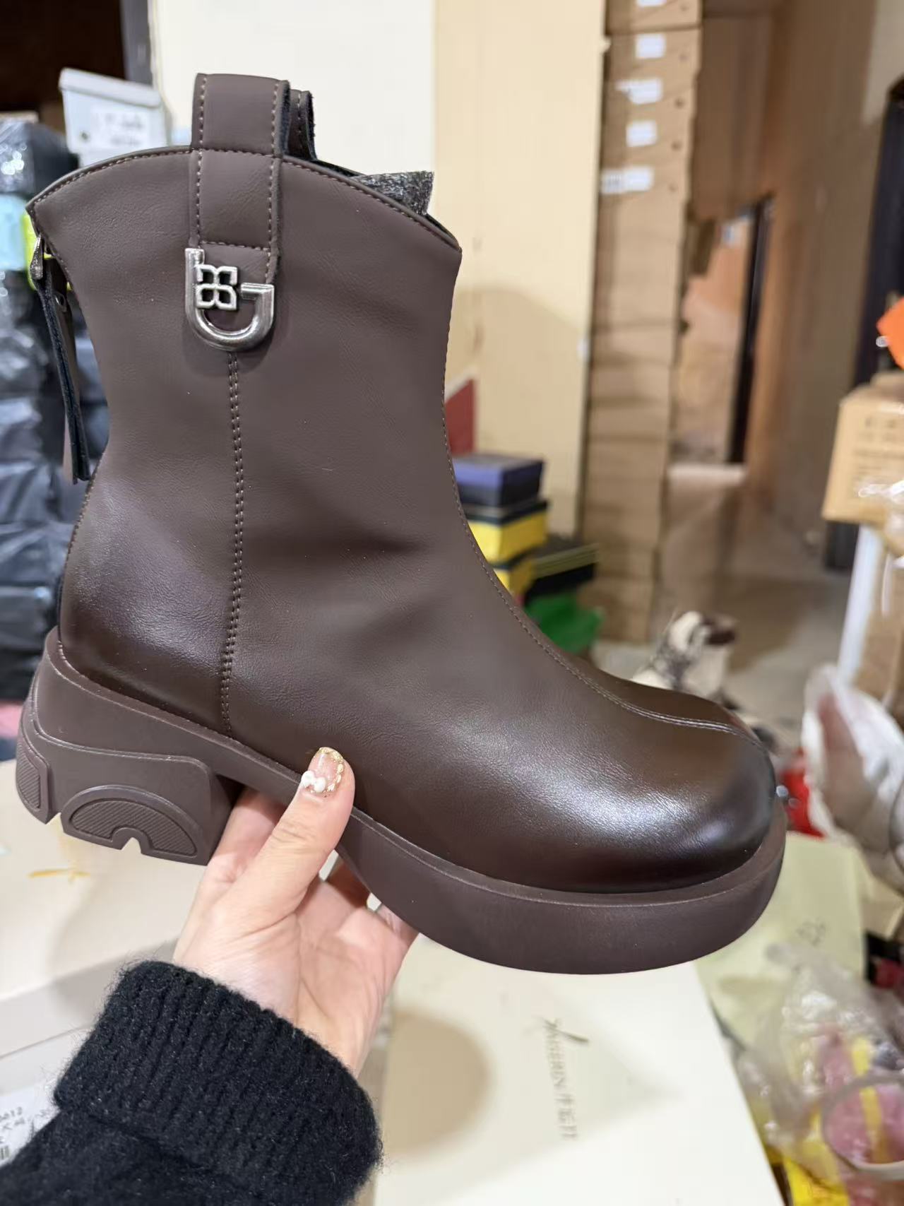 B-665新款百搭舒适长靴203-56620-1