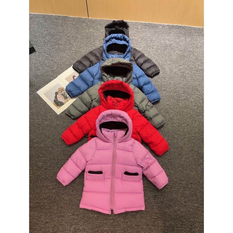 纯色厚款休闲拉链中长款休闲秋冬加厚羽绒连帽外套