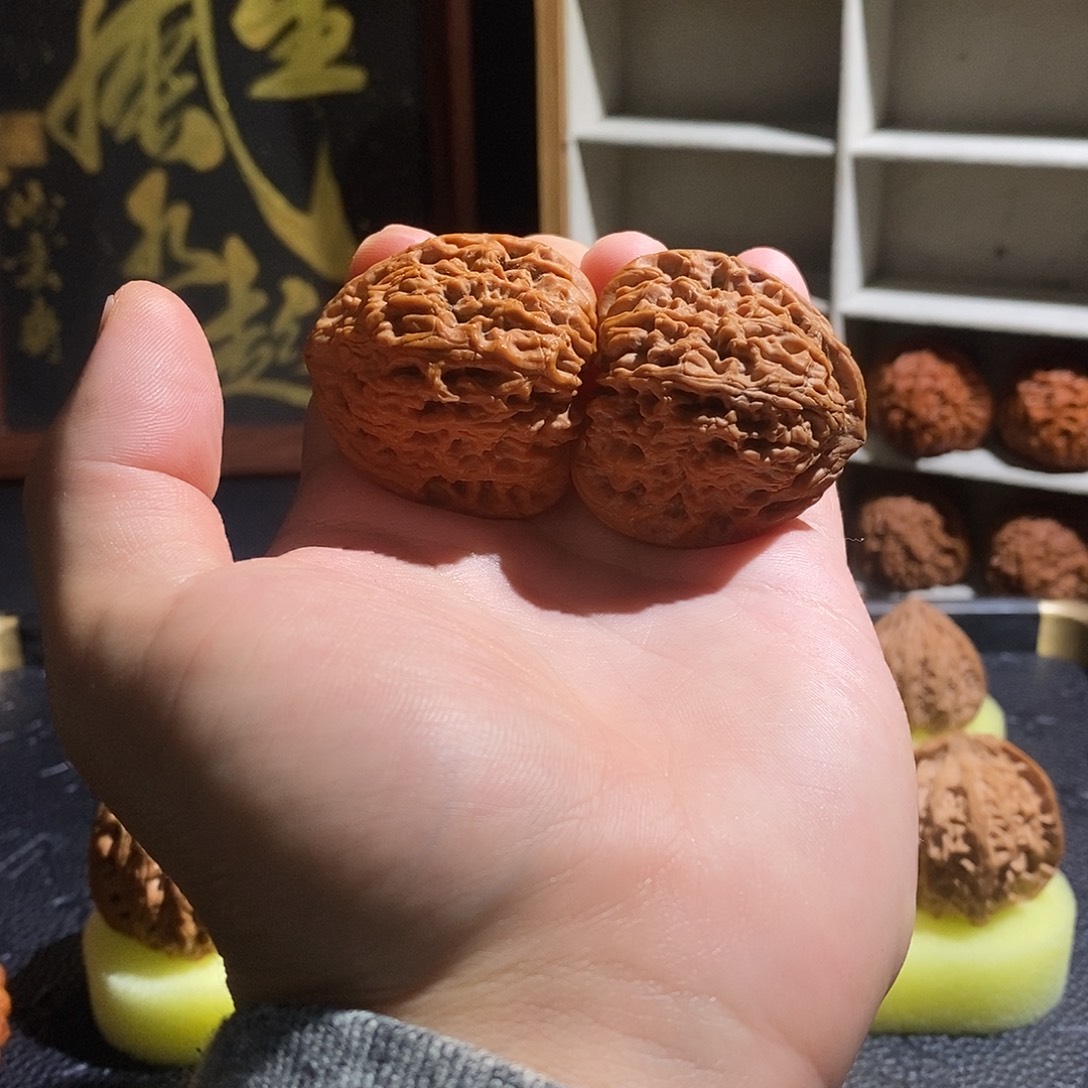 文玩核桃把件40南疆