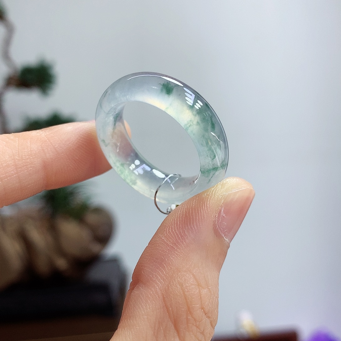 未镶嵌戒指翡翠22-23号