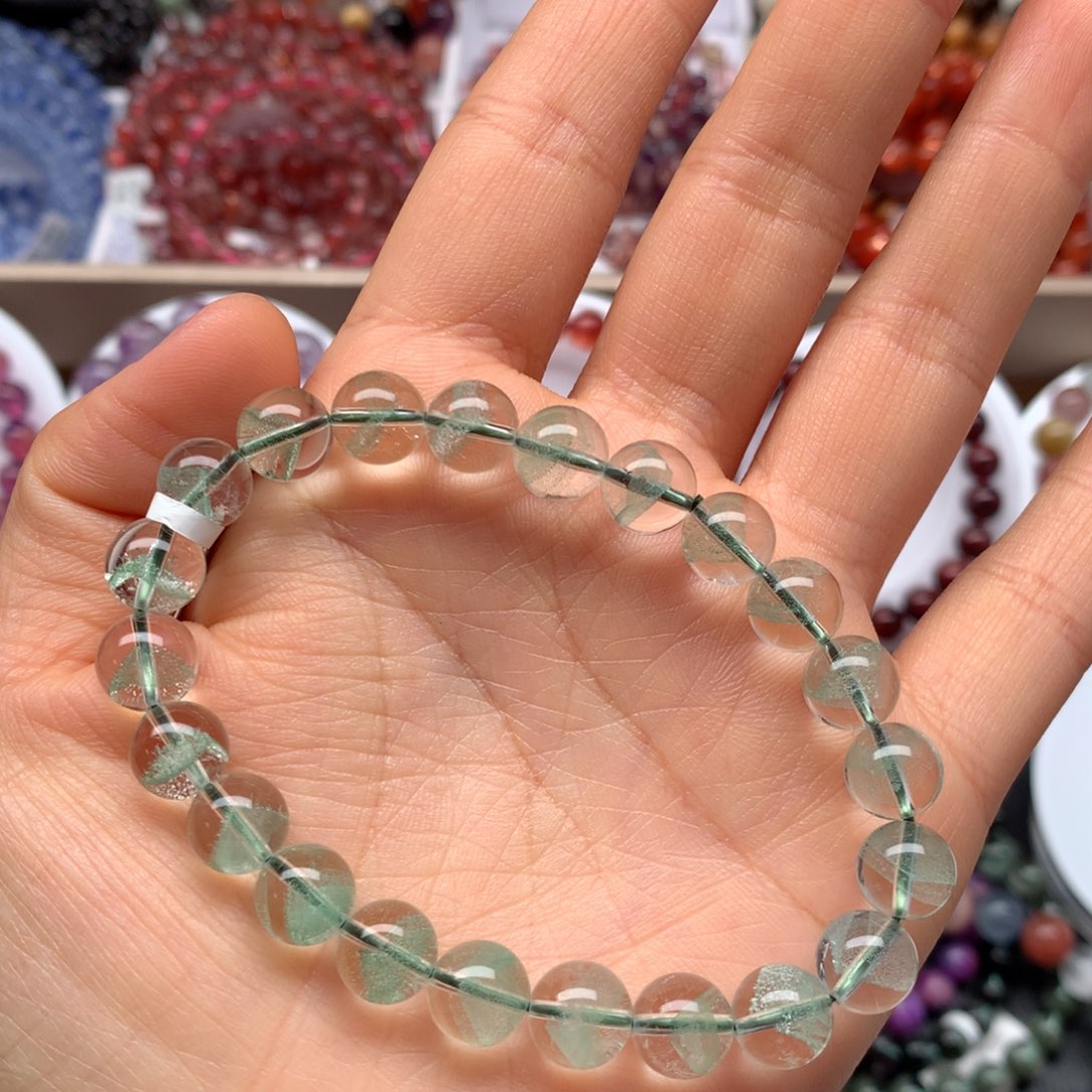 水晶手链未镶嵌翠幽灵Q8.5