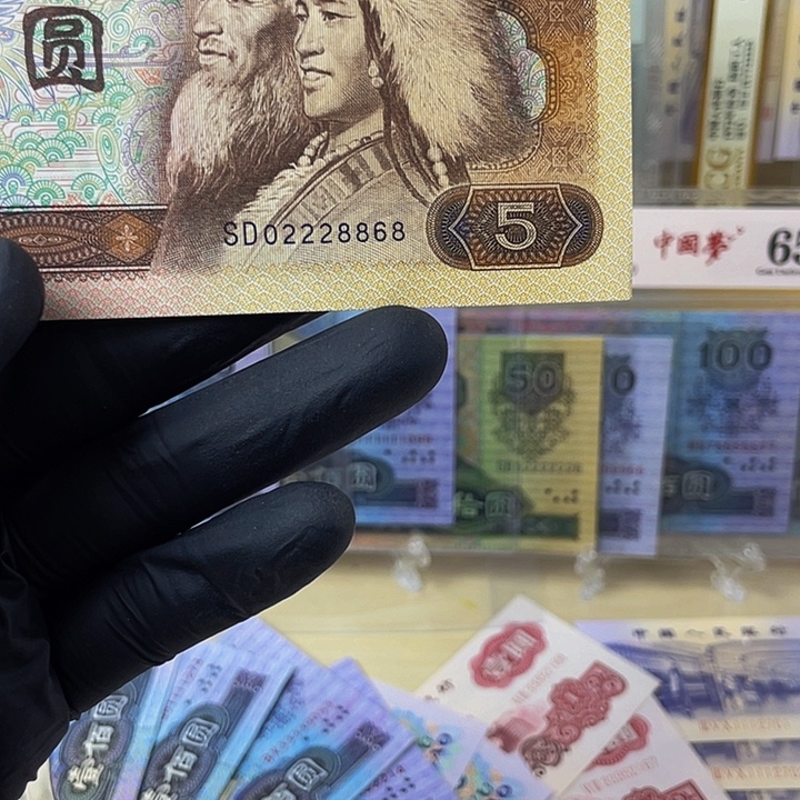 第四套人民币退市805朦胧豹子号