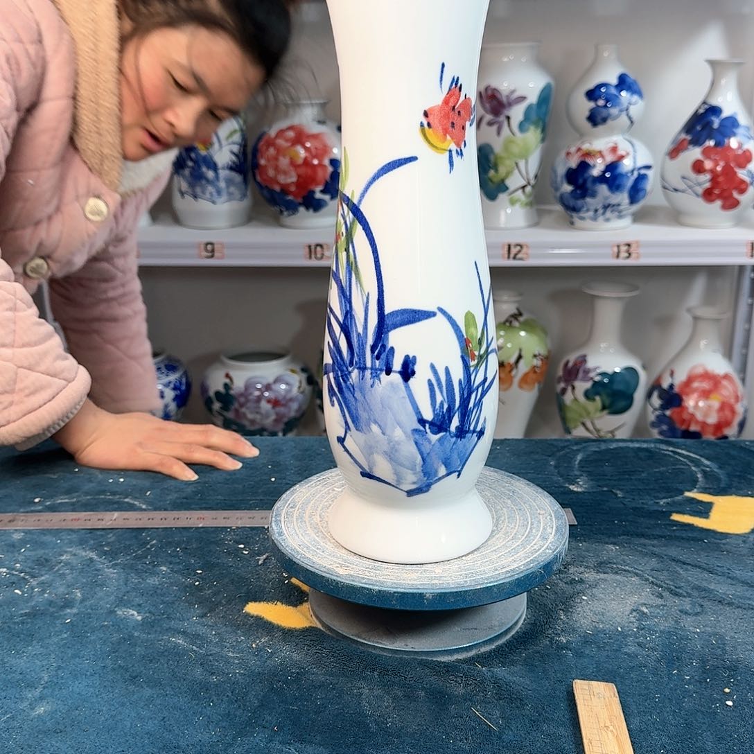 摆件景德镇陶瓷蛮玉鸟