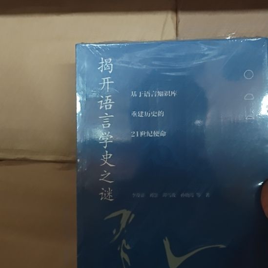 揭秘语言学史之谜，一本带塑封的。
