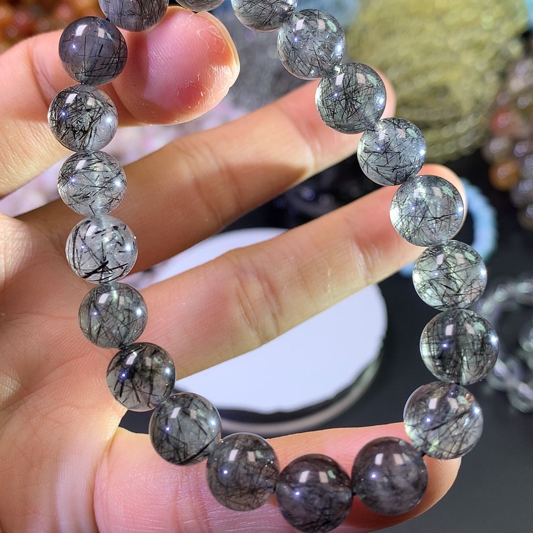 水晶手串未镶嵌天然