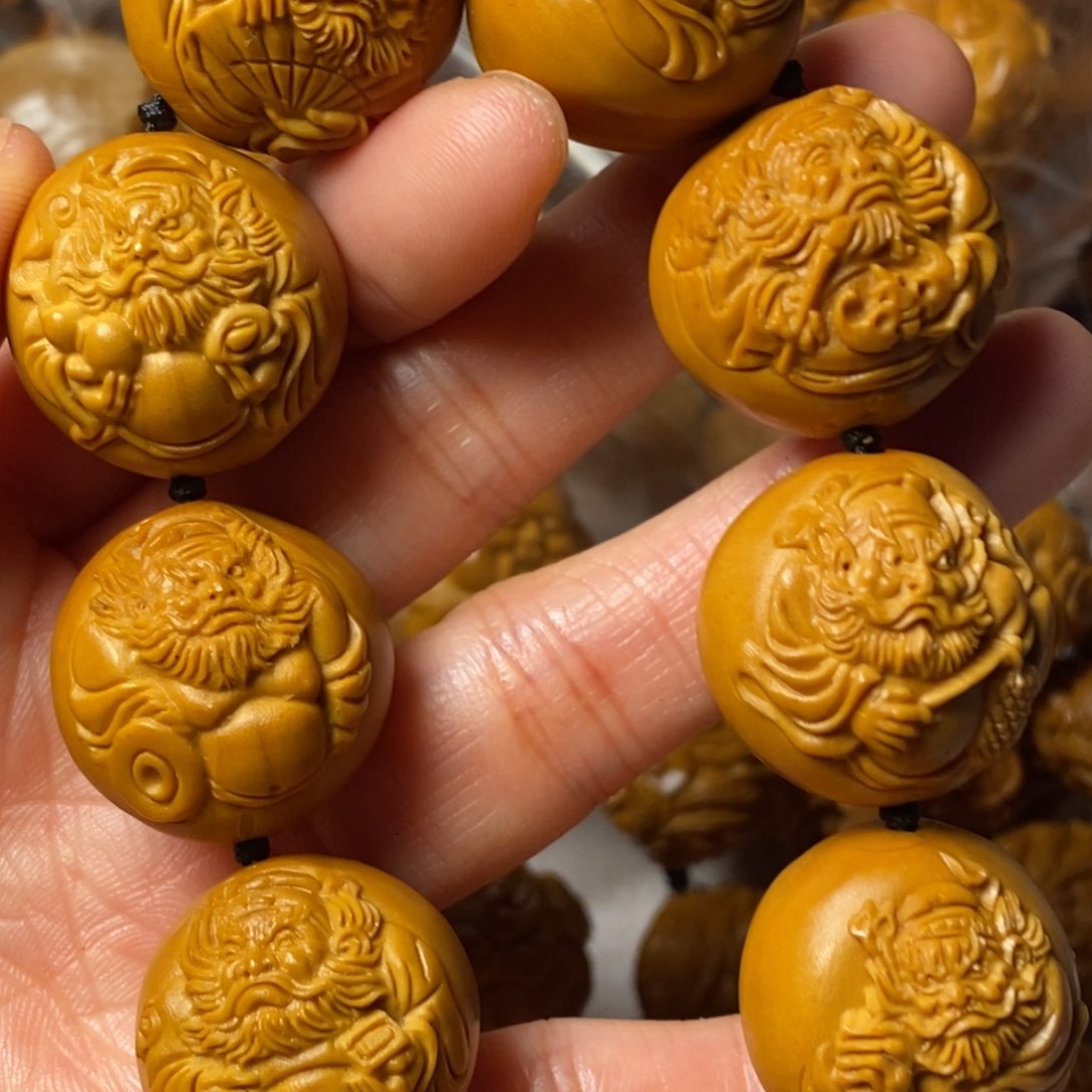 橄榄核手串/手链光面大钟馗