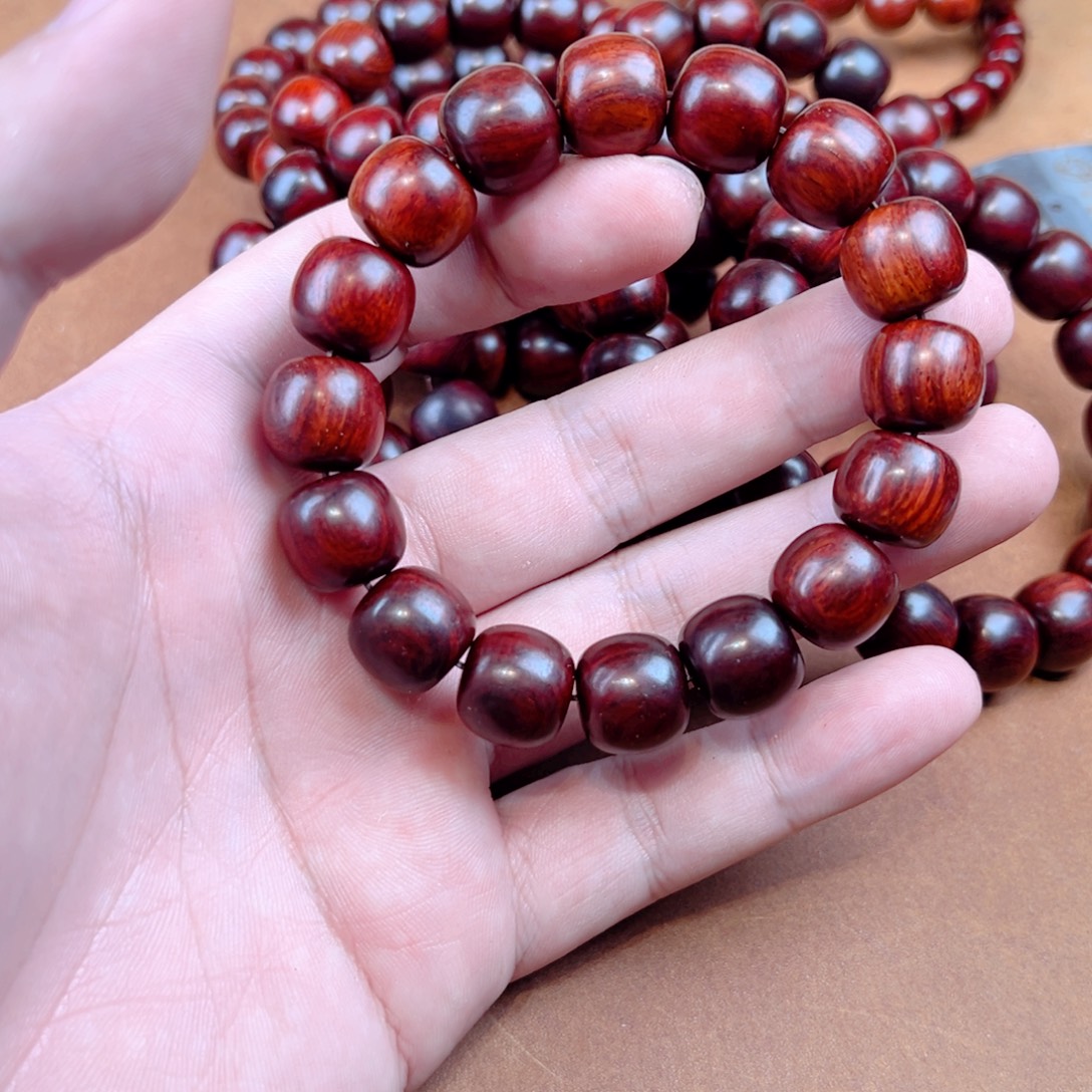 小叶紫檀手串/手链1314琴料鳞底金星