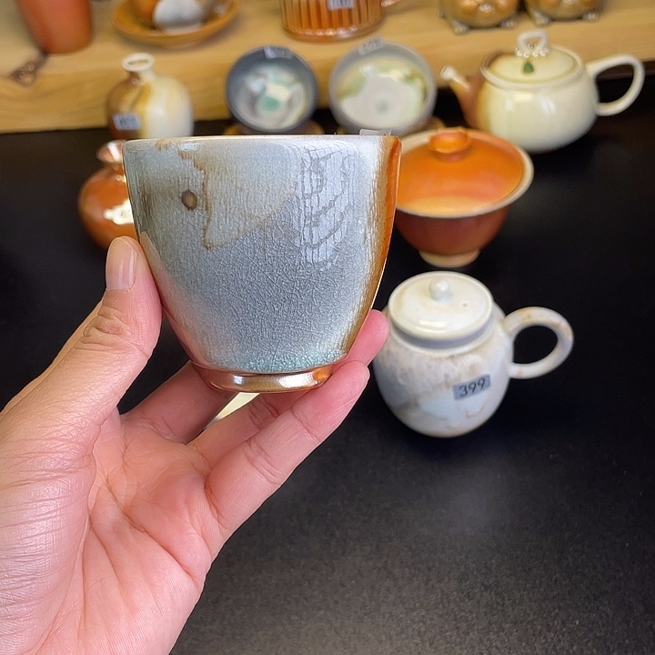 燃薪柴烧茶器主人杯