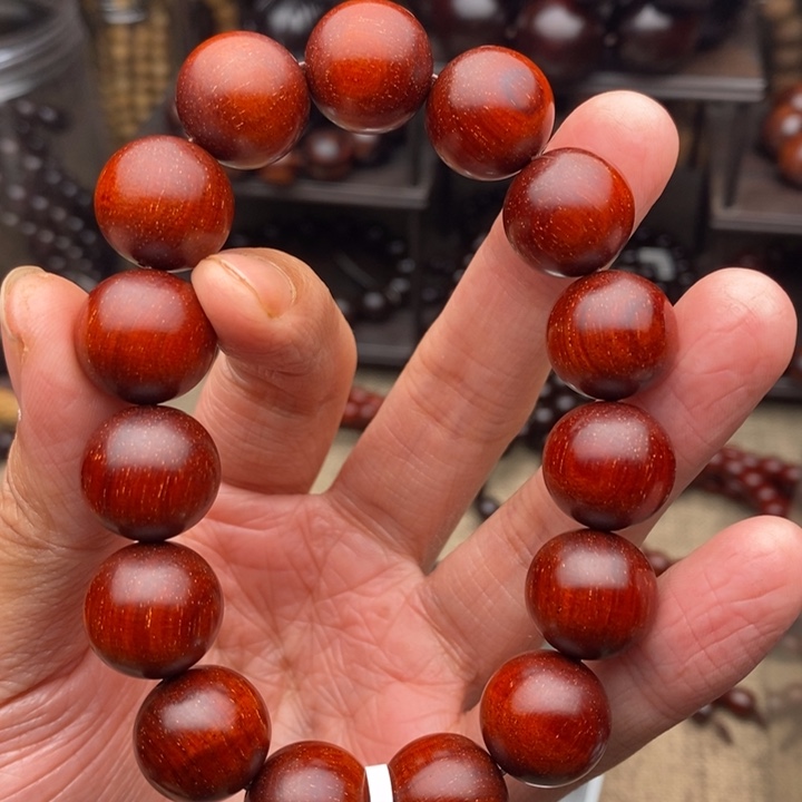 檀香紫檀（小叶紫檀）手串/手链N****卫1.5原汁原味