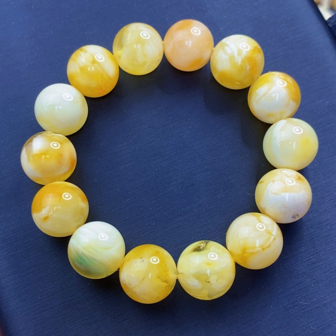 未镶嵌琥珀珠宝奇石尺寸15 mm