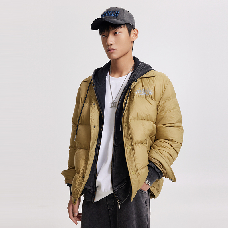 商场同款卡宾男装90鸭绒羽绒服24秋冬新款宽松外套H3244141064