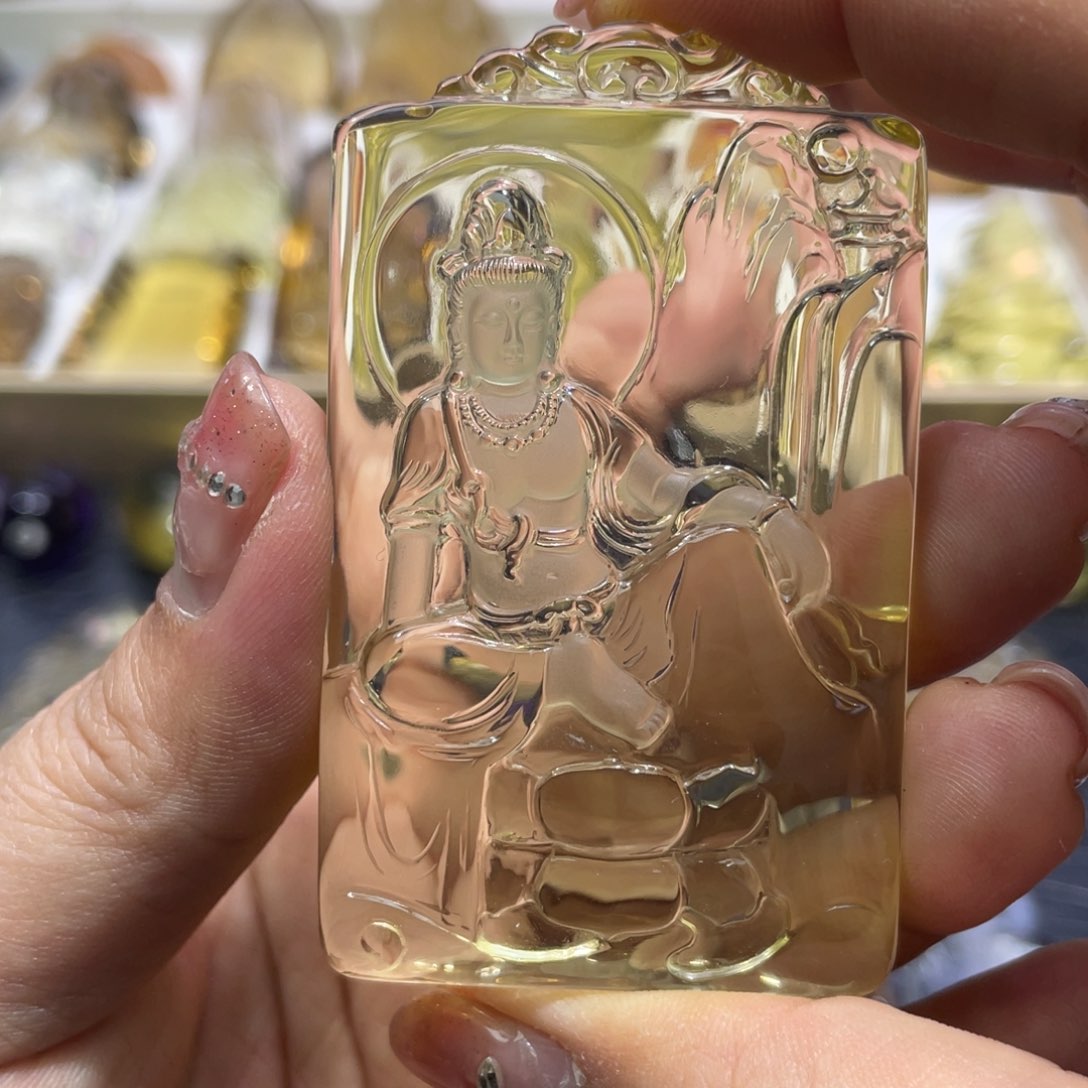 水晶颈饰未镶嵌定制