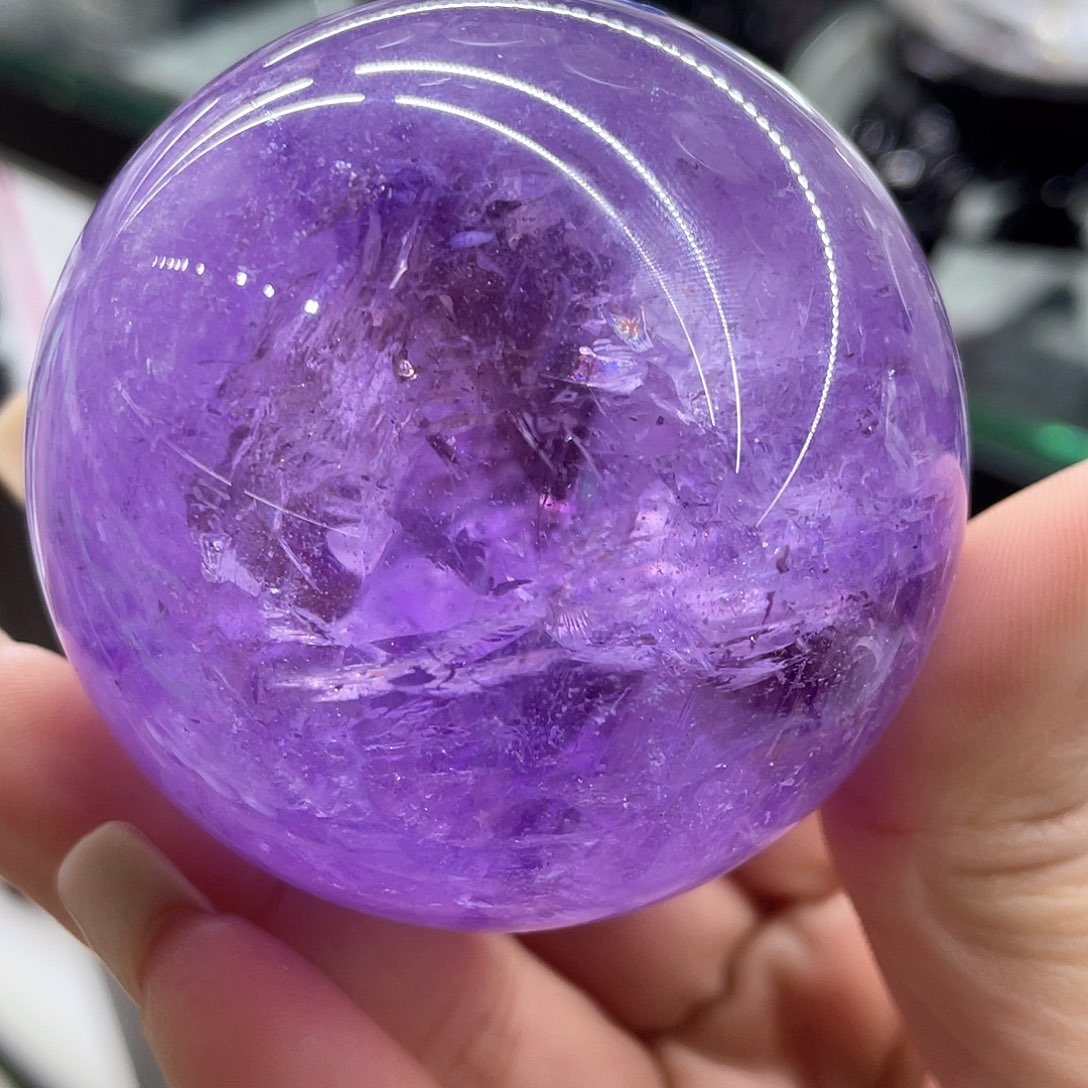 水晶水晶球摆件未镶嵌