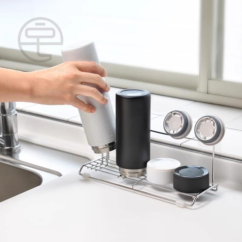 日本制原装进口保温杯水杯沥水架杯子架桌面厨房家用收纳架置物架