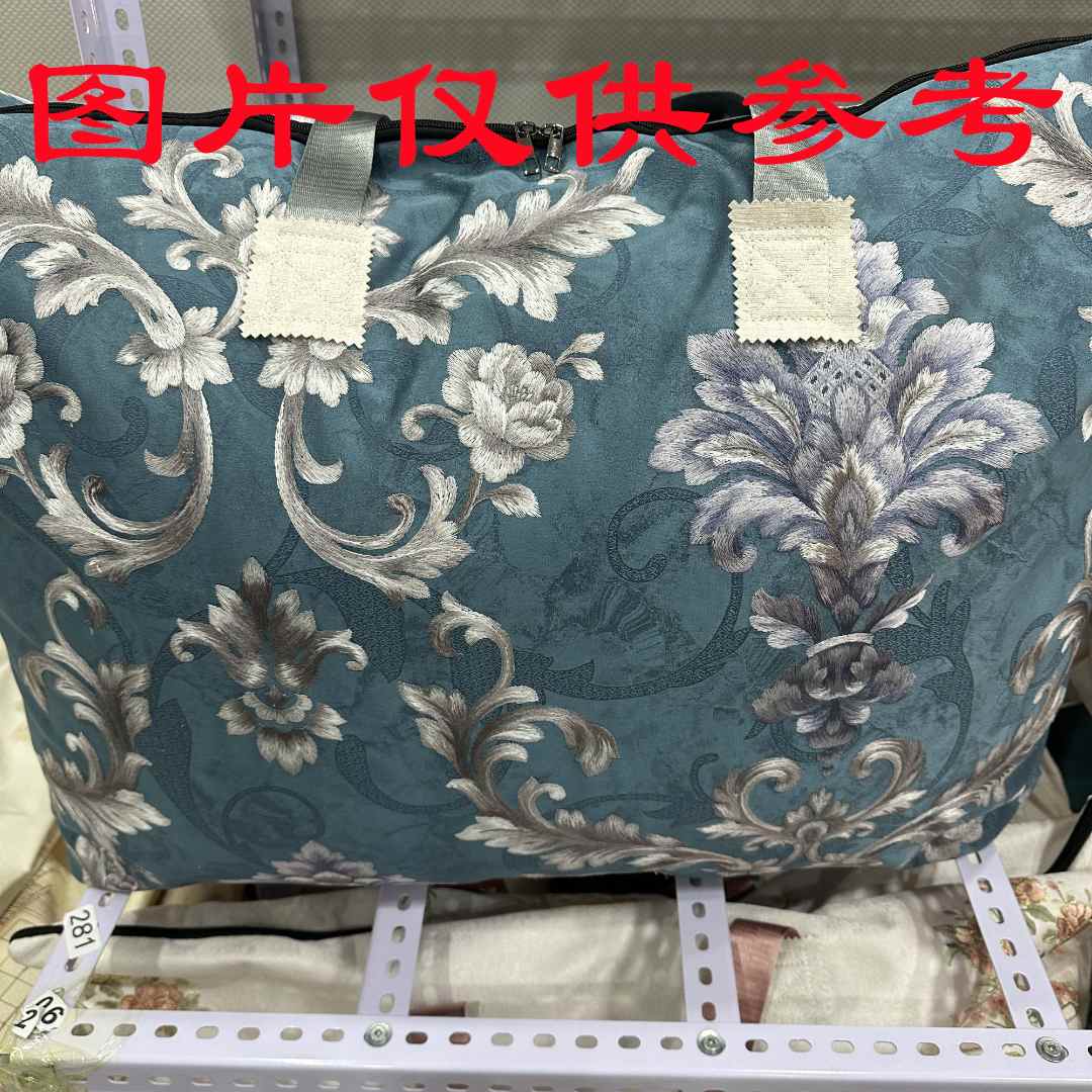 90cm*70cm绣花款收纳袋整理换季衣服被子学生开学搬家旅行包袋