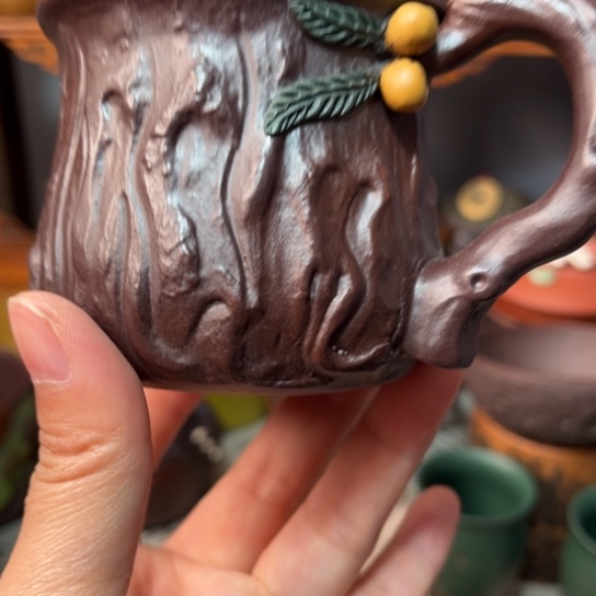 紫砂茶杯宜兴紫砂杯