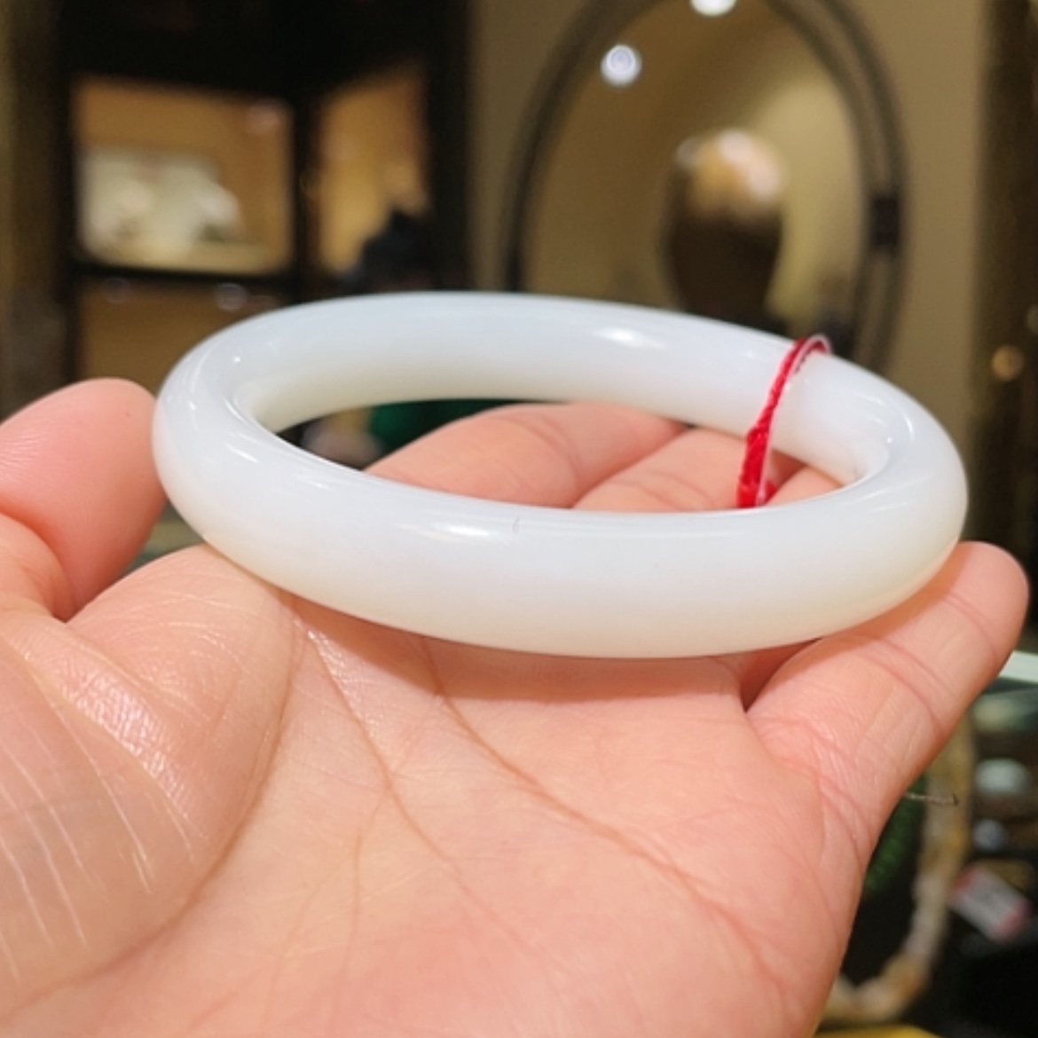 【闪购商品】和田玉手镯未镶嵌59.5#62.6g