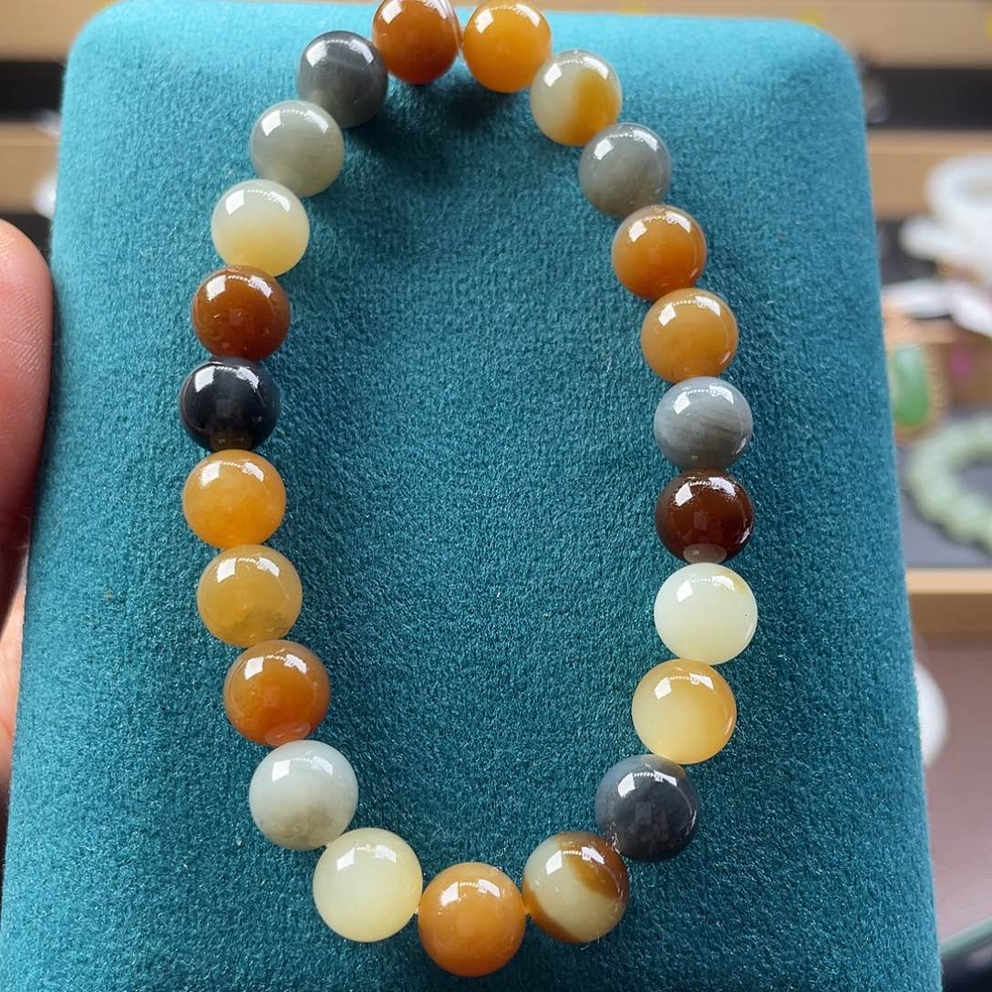 和田玉手串未镶嵌