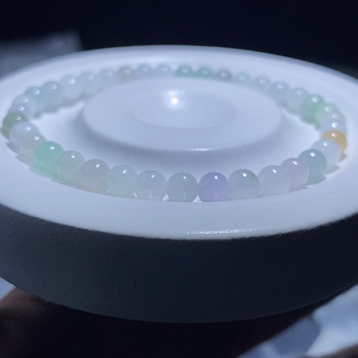 未镶嵌手串翡翠天然缅甸A货翡翠手串卡5.3