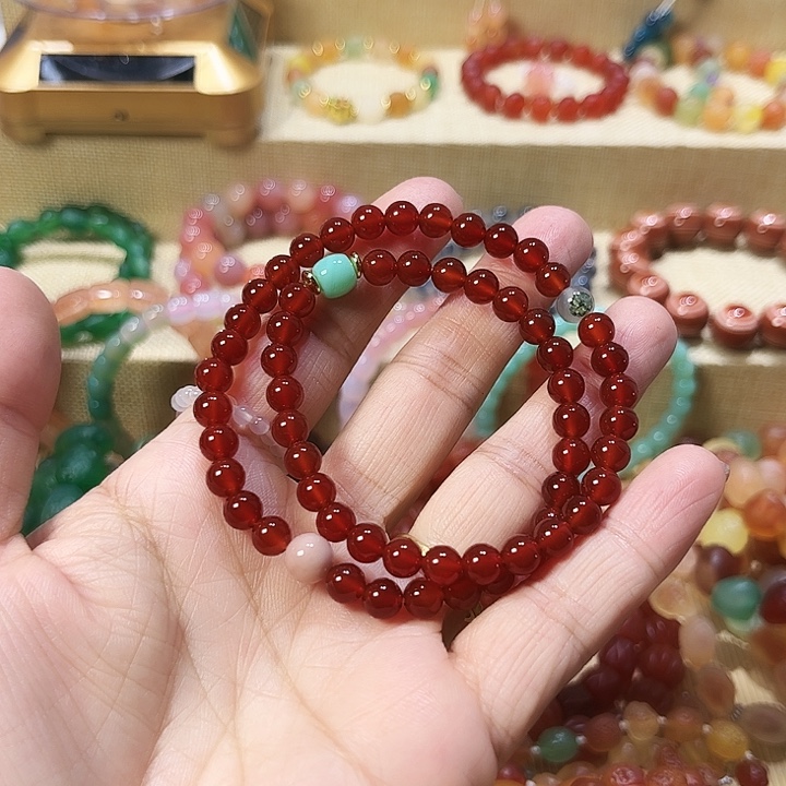 玛瑙/玉髓未镶嵌手链