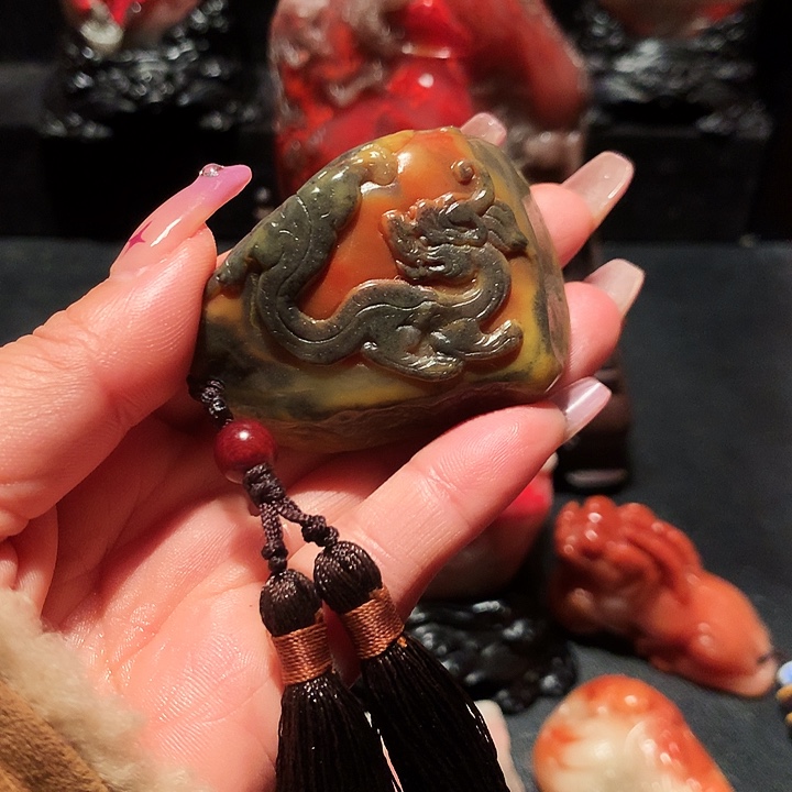 昌化石大师的作品漂亮