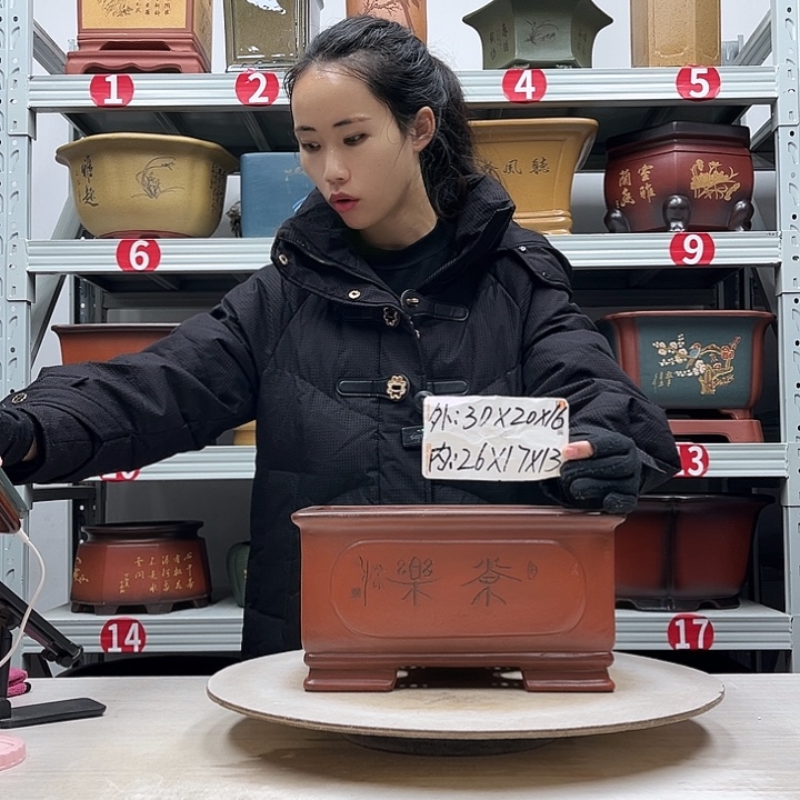 紫砂花盆紫砂花盆