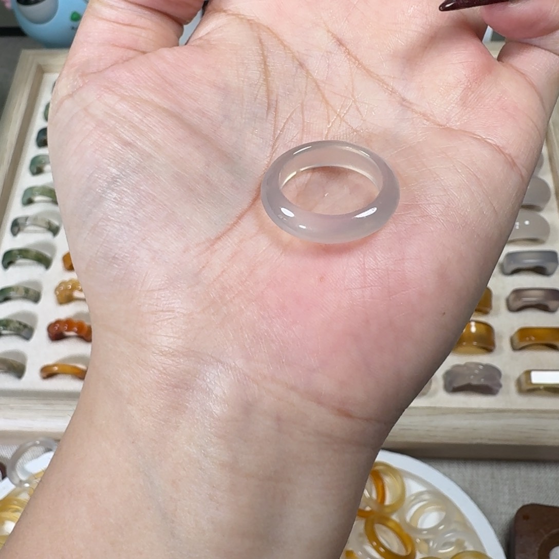 未镶嵌戒指玛瑙/玉髓826港15-16