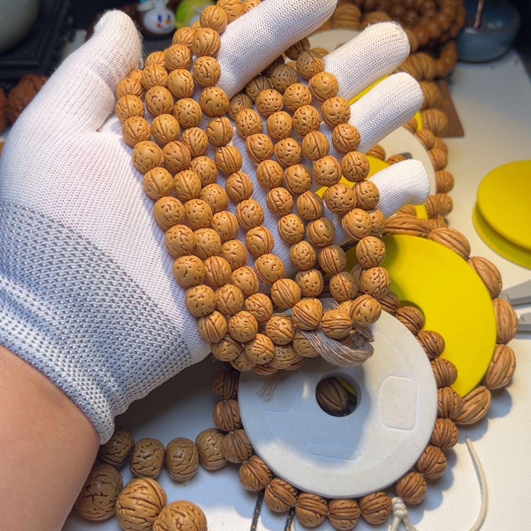 手串桃核奶豆桃核脖挂