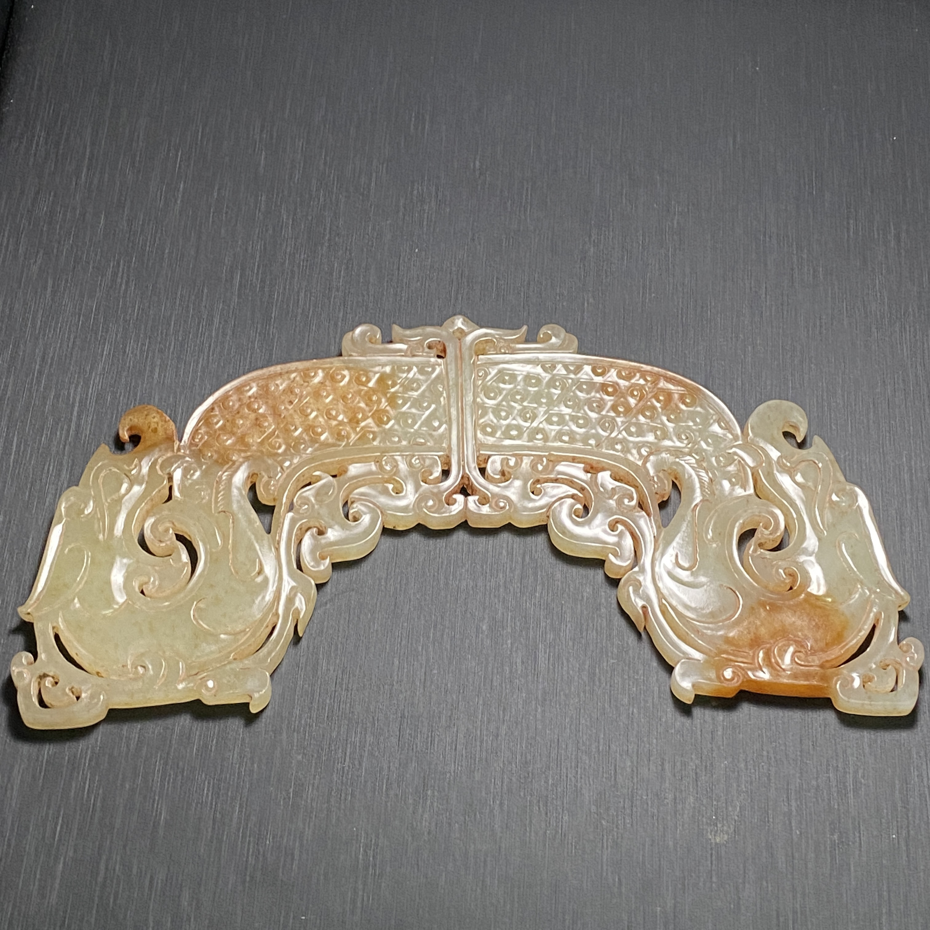 工艺品和田玉龙璜