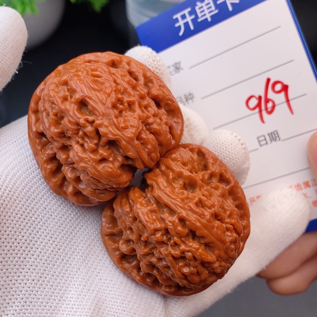 文玩核桃把件43南疆石969