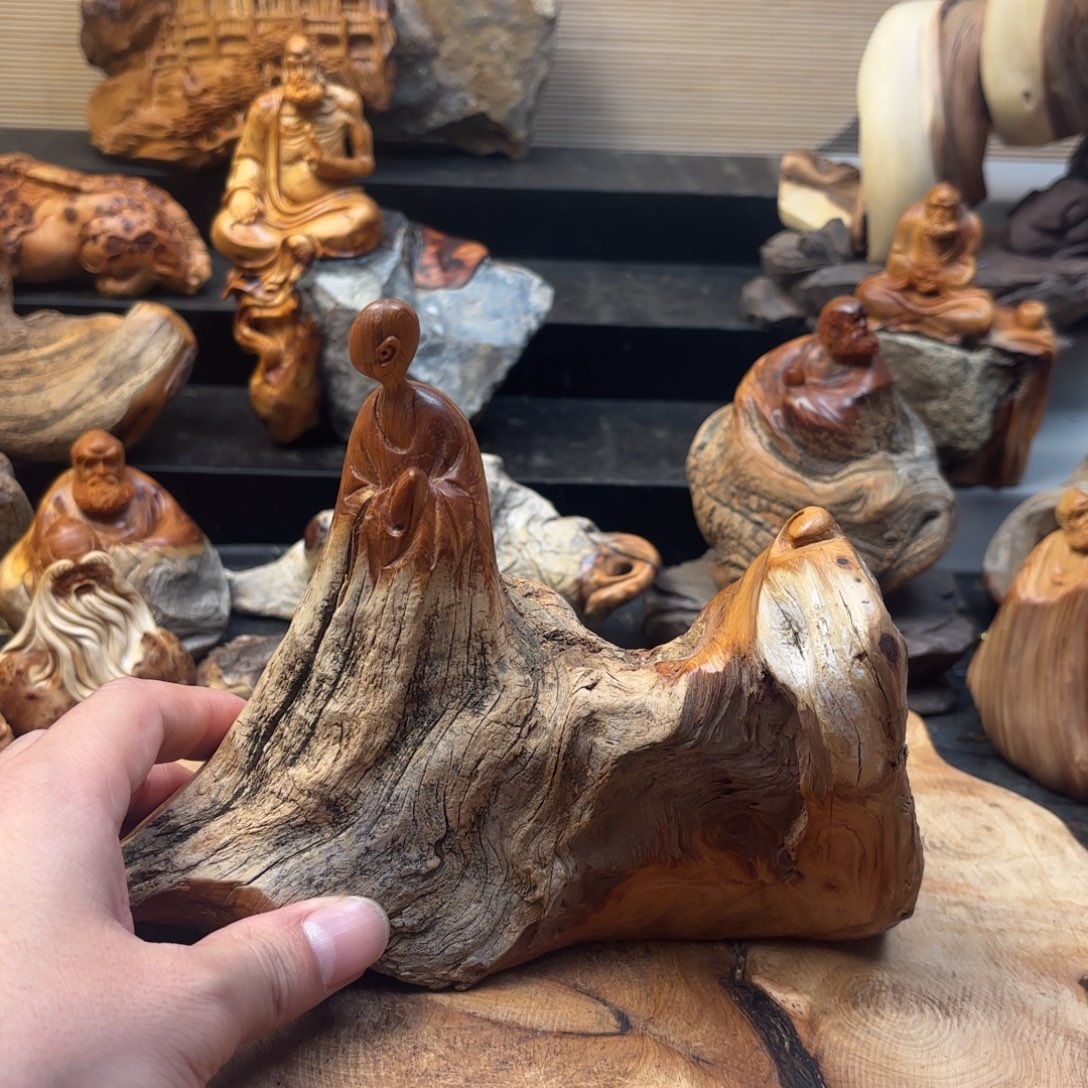 安***逸柏木太行崖柏手工雕刻