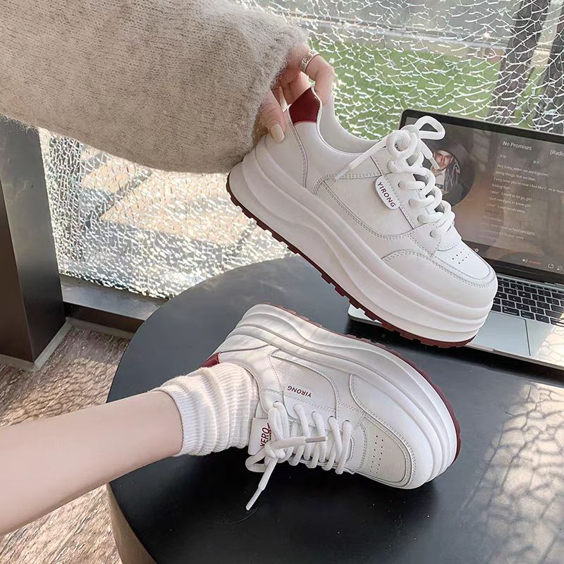 小敏家 清货~就几双 5CM厚底小白鞋 爆款休闲运动鞋小白鞋P881