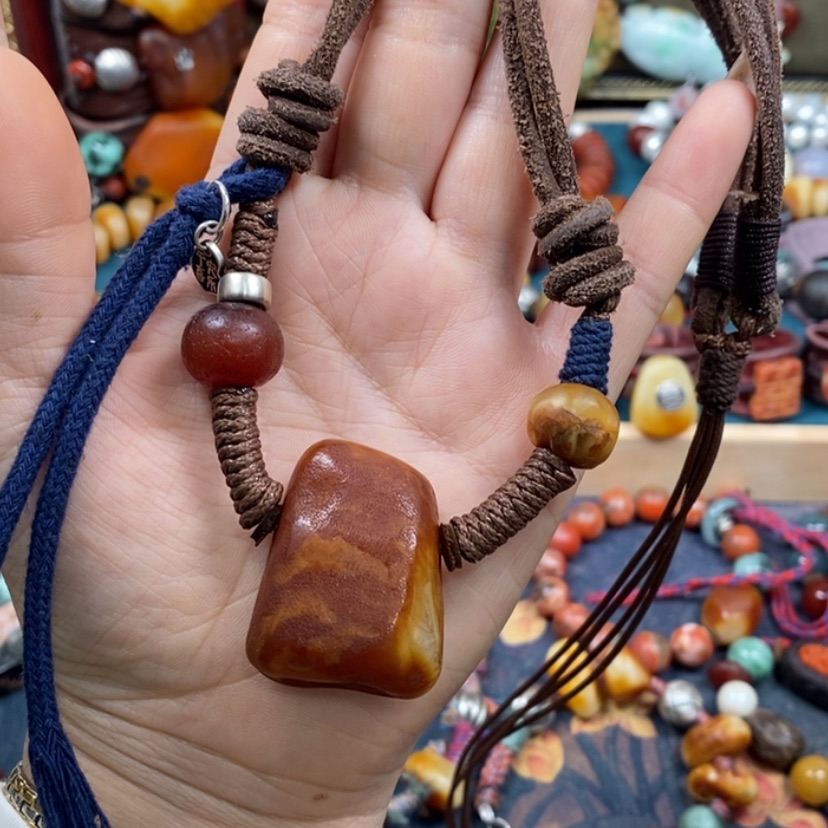 【闪购商品】蜜蜡颈饰未镶嵌项链