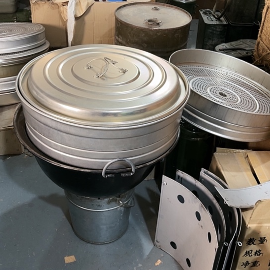 【闪购商品】好***?两套铁锅加铝盖加一整套蒸笼