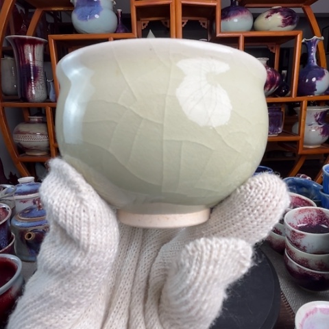 牛家钧窑牛自恒老师钧瓷杯