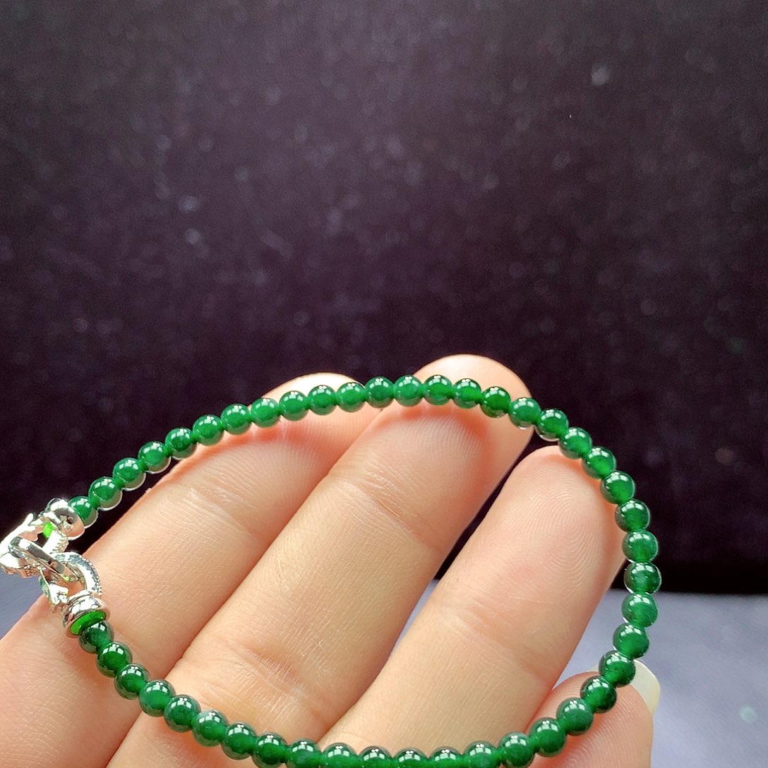 翡翠手链未镶嵌手链