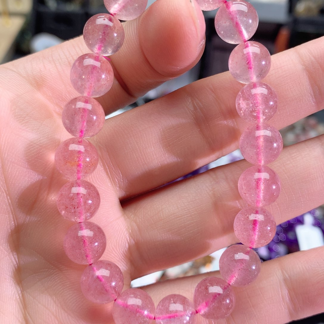 水晶手链未镶嵌草莓晶29