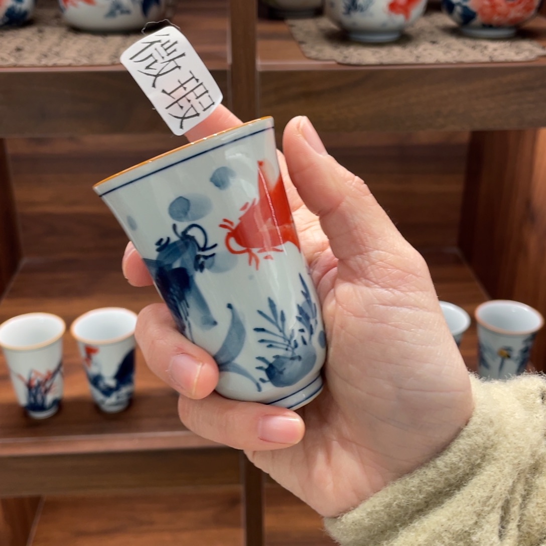 微瑕釉下彩纯手绘