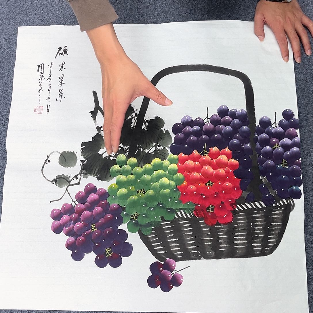 国画宣纸国画纯手绘作品