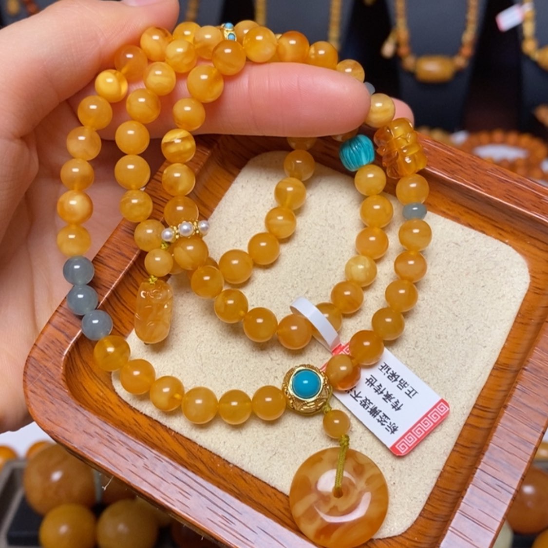 【闪购商品】未镶嵌蜜蜡手链手串